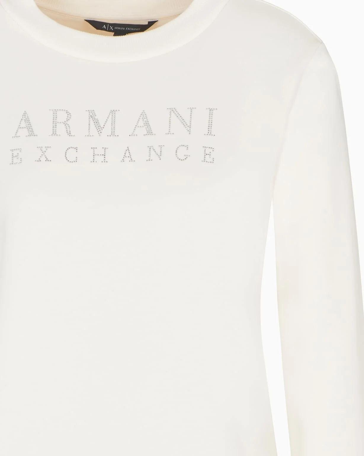 Свитшот Armani Exchange Женский С длинными Рукавами Круглый Воротник Логотип Спереди, фото №3