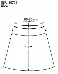 В'язана міні-спідниця GURU SHOP Ethnic, червона, бавовна synthetic.ua - Фото 1