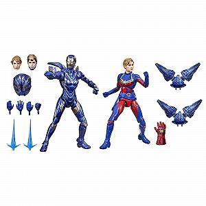 Фигурки Marvel Капитан Марвел и Спасательная Броня Hasbro Legends Series 15 см, Infinity Saga, с 12 аксессуарами, F0190, разноцветные - Фото 1