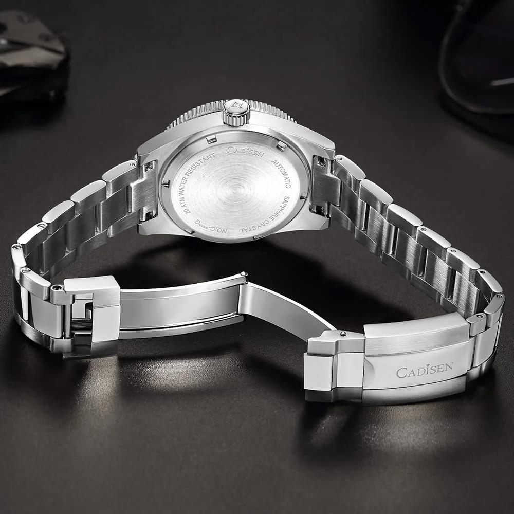 Дайвер RollsTimi CADISEN 2022 Мужские часы 38 мм NH35A Mechanical C8207 Белый, фото №5 Дайвер RollsTimi CADISEN 2022 Мужские часы 38 мм NH35A Mechanical C8207 Белый, фото №5