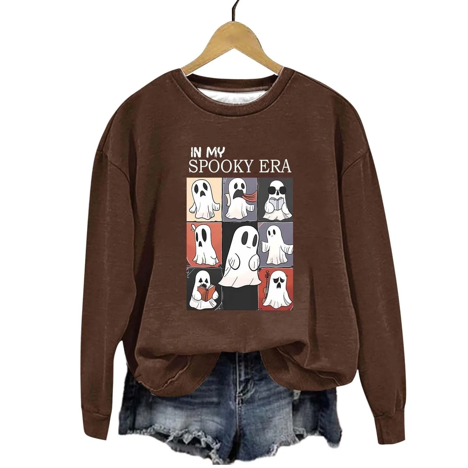 Жіночий світшот Generisch Patchwork Leisure Christmas, фото №2