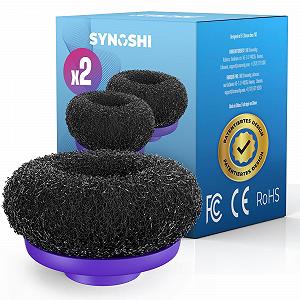 Сталеві насадки для щітки Synoshi Pro для електричної щітки червона та сіра 2 шт. - Фото 1