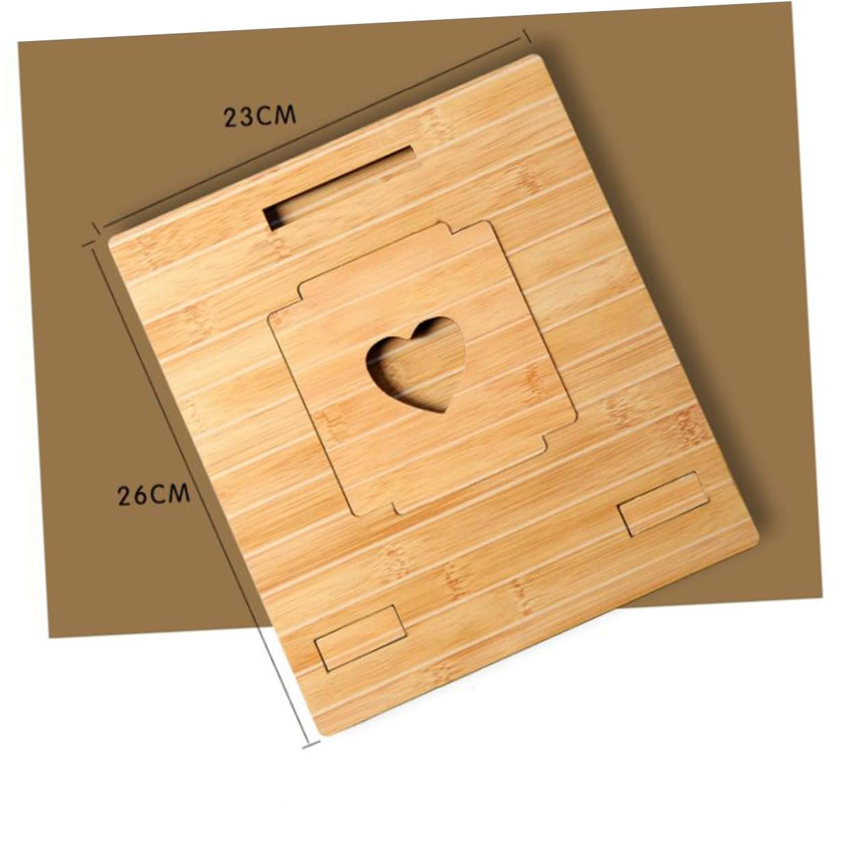 Подставка для ноутбука деревянная портативная, фото №9