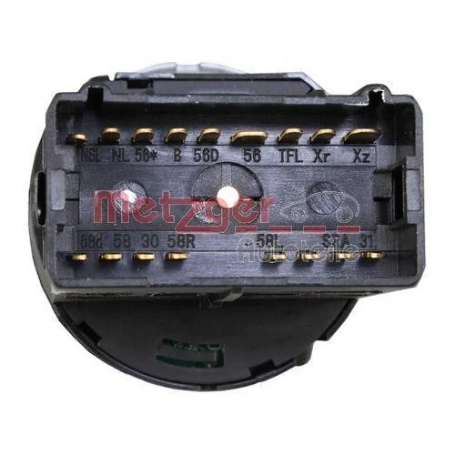 Выключатель основного света METZGER 0916735 для AUDI SEAT, фото №2