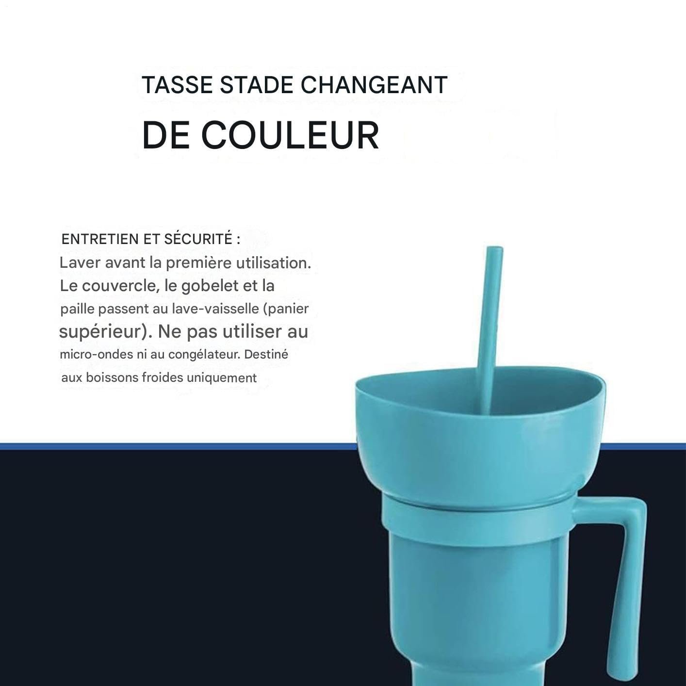 Кухоль-снеків, багаторазовий комбінований контейнер для їжі та чашка, фото №6