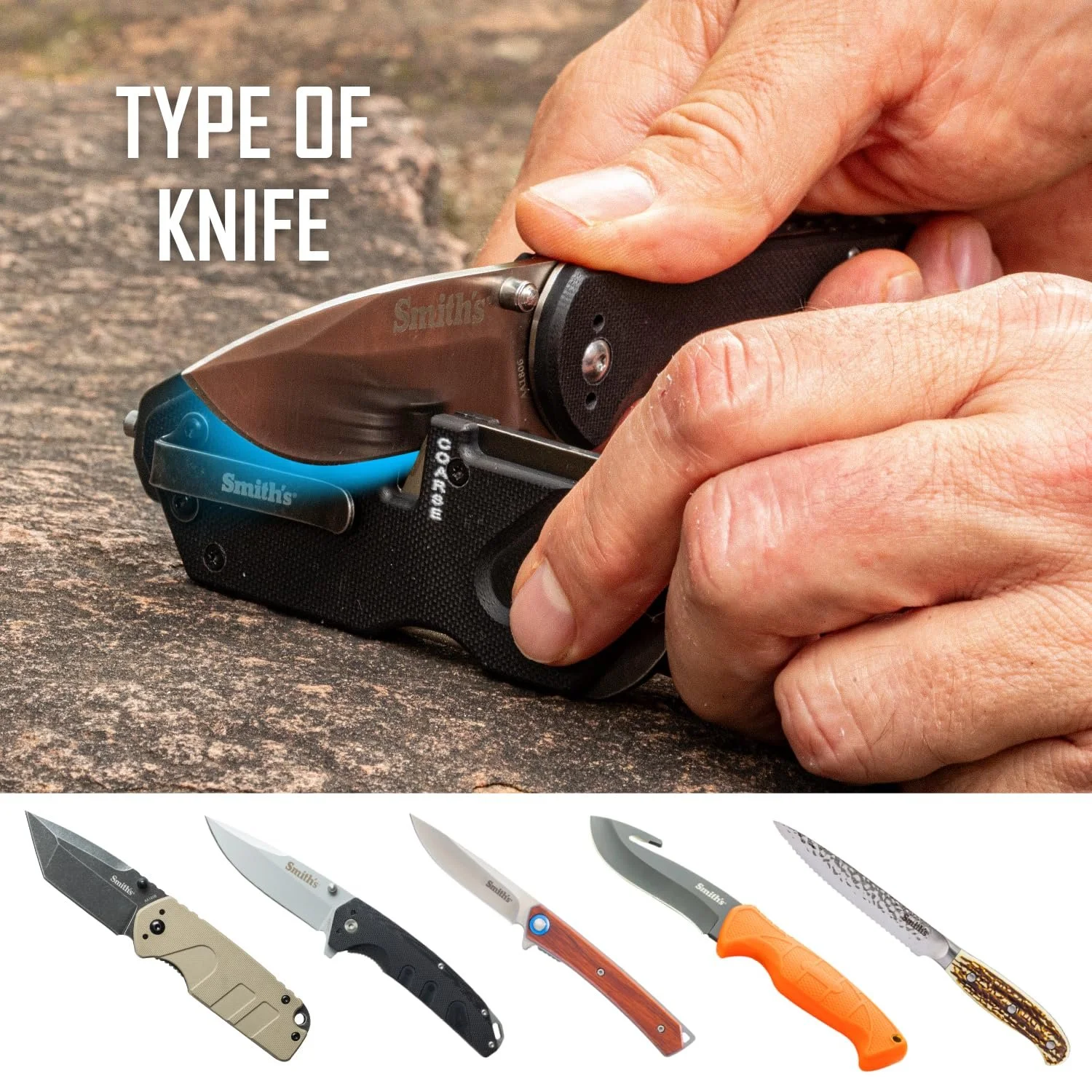 Тактичне точилка для ножів Smith's Pocket Pal PP1 Tactical Sharpener чорне G-10, фото №5 Тактичне точилка для ножів Smith's Pocket Pal PP1 Tactical Sharpener чорне G-10, фото №5