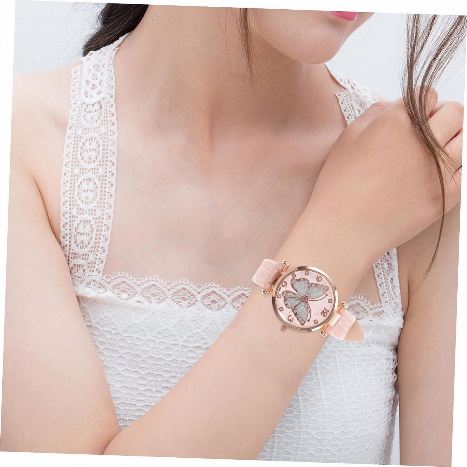 OATIPHO Годинник наручний жіночий Zarte з метеликом, фото №6