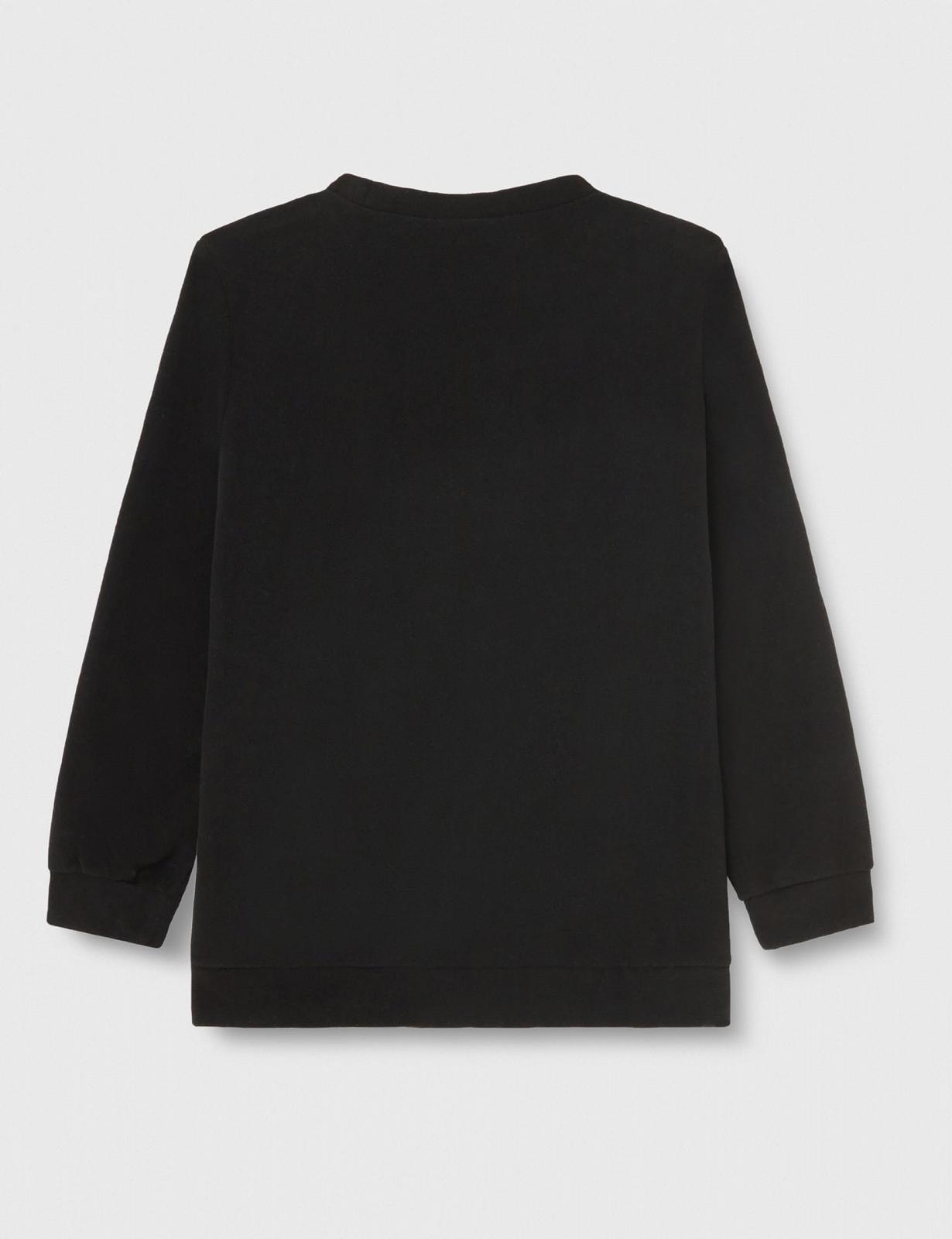 Толстовка Koton Хелловін з вишивкою, довгими рукавами та м’якою внутрішньою стороною, фото №3