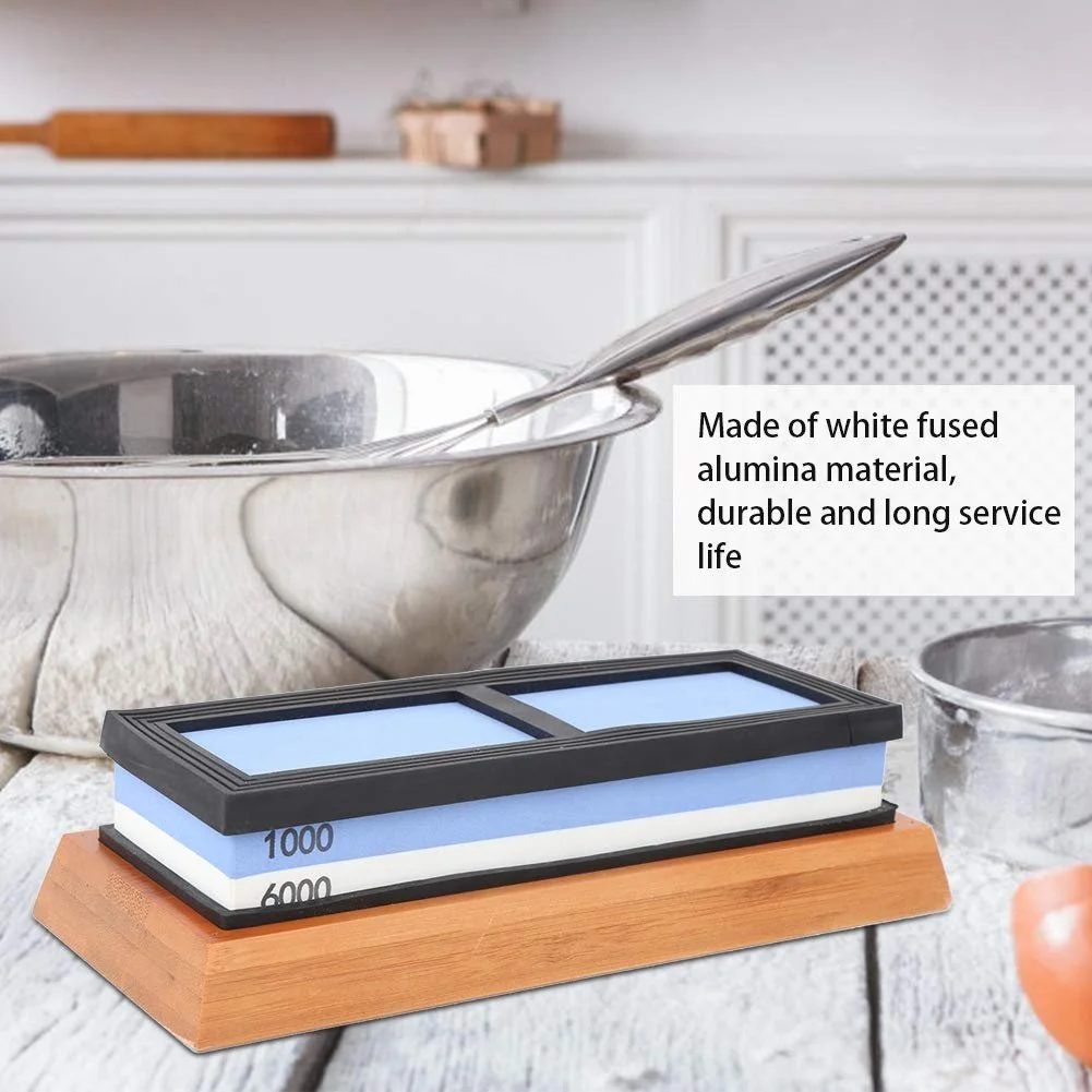 Точильний камінь Двосторонній Білий корунд 1000/1600 Грит, фото №3 Точильний камінь Двосторонній Білий корунд 1000/1600 Грит, фото №3