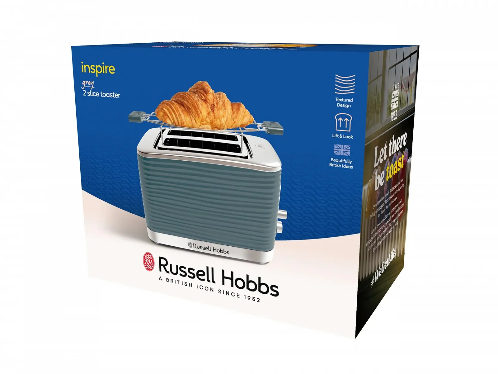 Тостер Russell Hobbs Inspire 24373-56 Сірий, фото №9