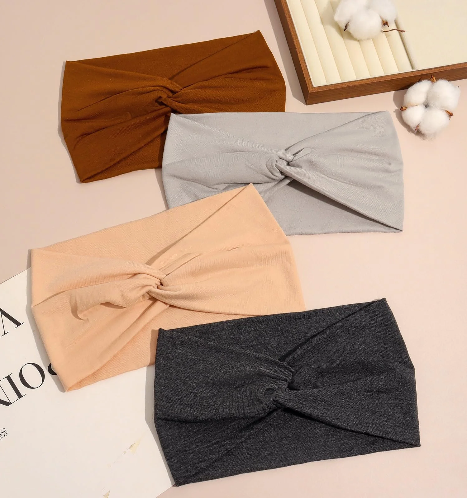 Пов'язка для волосся Blooms Широка, фото №6