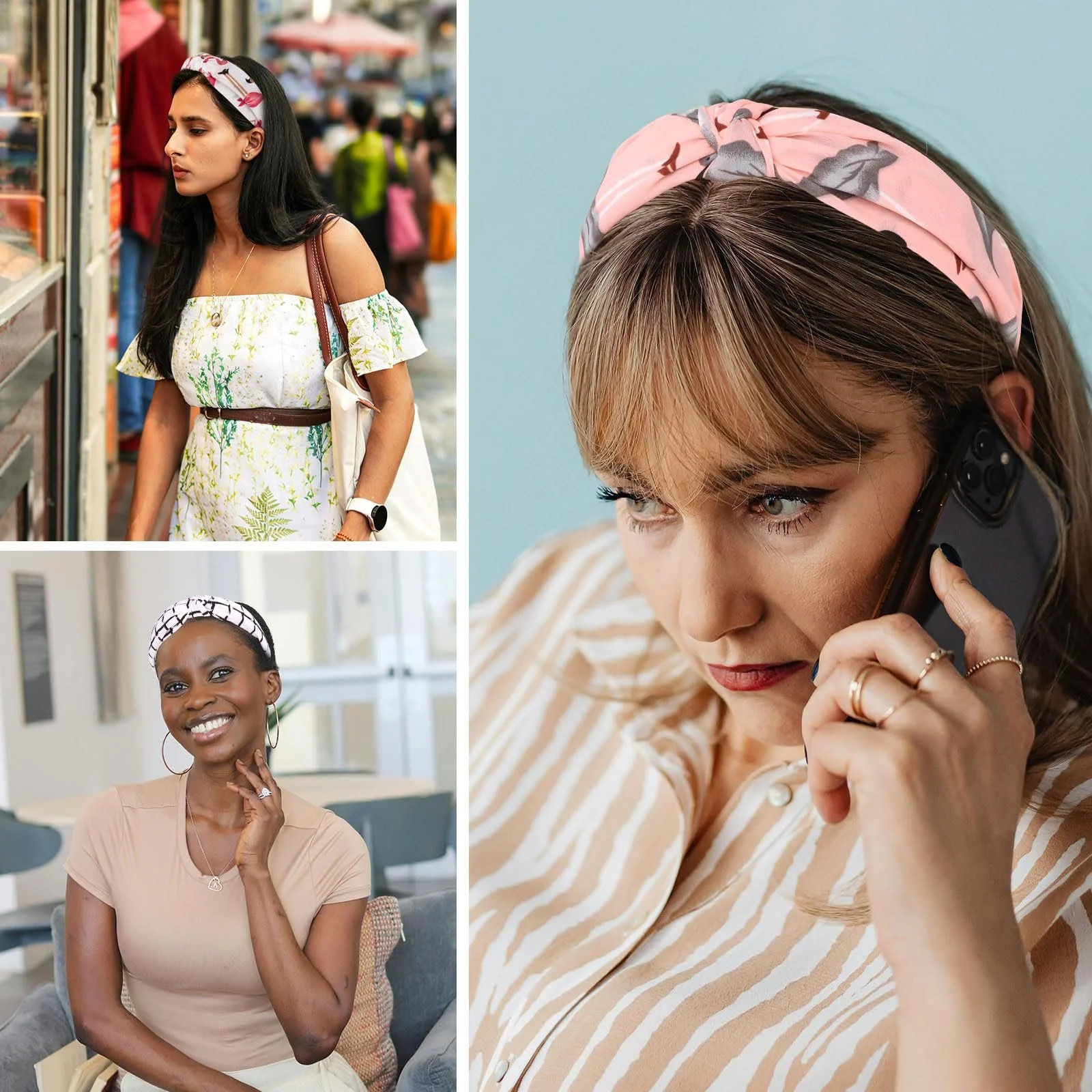 Набір обручів на голову в стилі бохо, фото №5