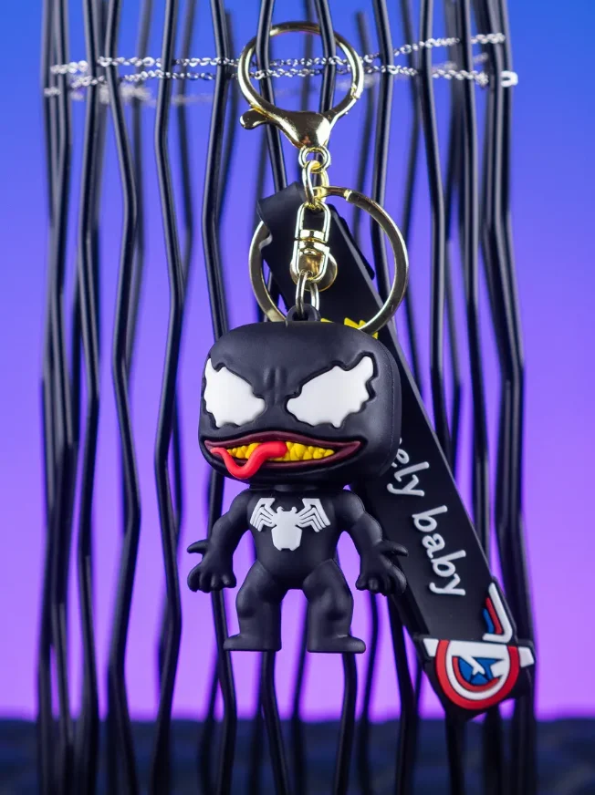 Брелок Venom дитячий на рюкзак, ключі іграшка антистрес 6 см Ven_99, фото №1