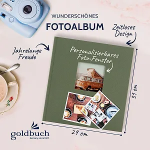 Фотоальбом goldbuch Bella Vista Изображение Артишока 30 x 31 см 60 Белых Страниц Зеленый synthetic.ua - Фото 1