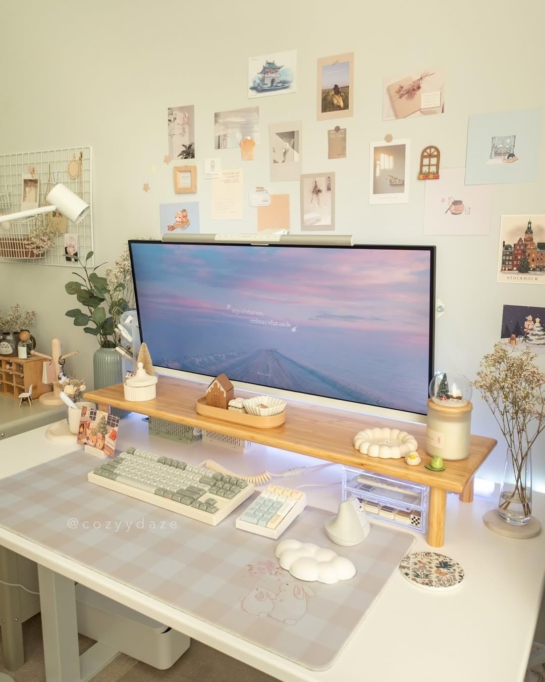 Підставка для двох моніторів Bamboo з регульованою висотою для ноутбука, комп'ютера, принтера, телевізора до 59 кг, Натуральний, фото №2