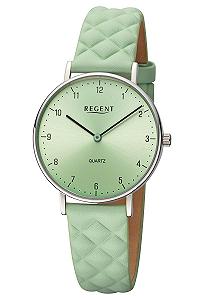 Женские Кварцевые Часы REGENT Mint Colour BA-853, серебряный, Modern - Фото 1