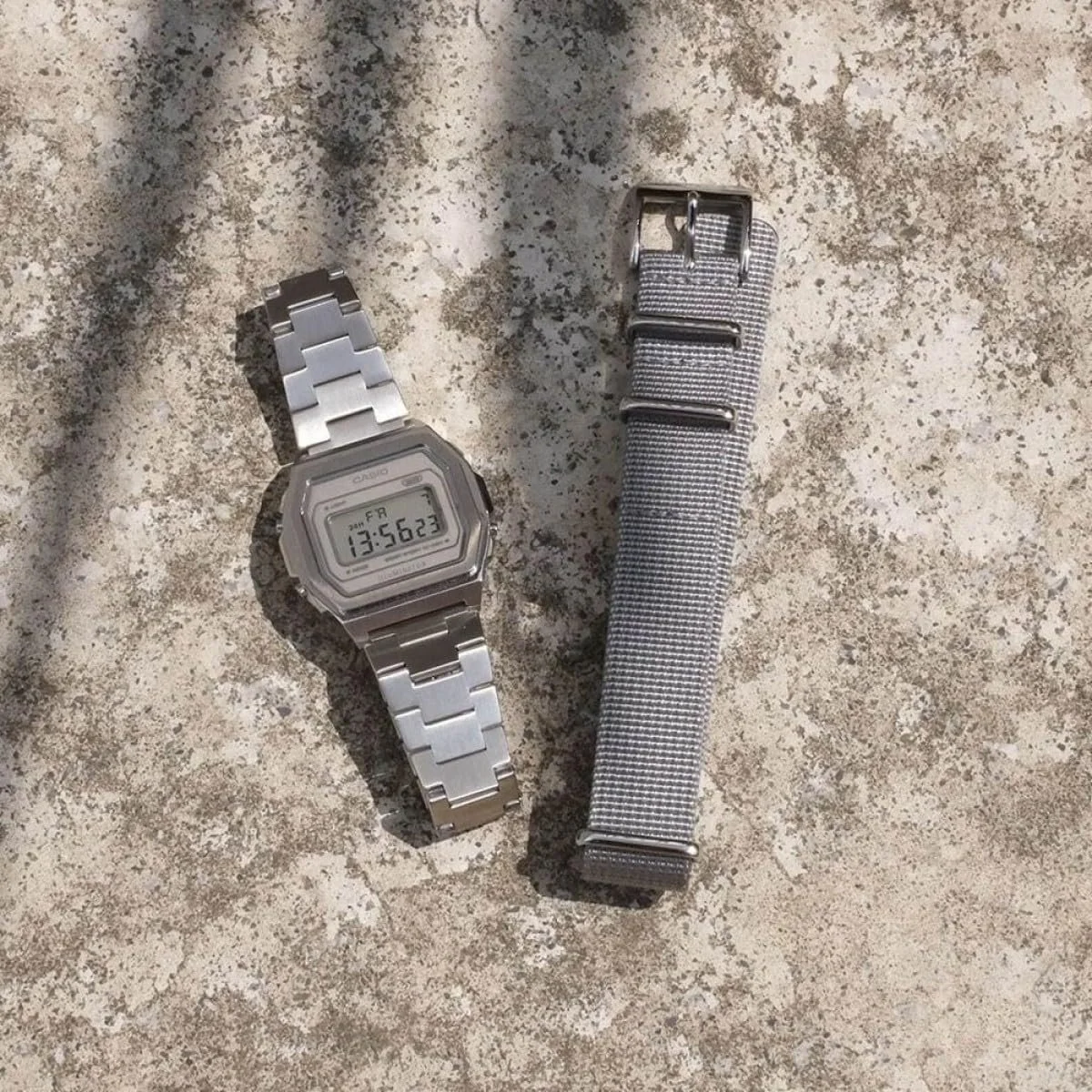 Часы Casio A1000DN-7ER, серебряный, Браслет, фото №2 Часы Casio A1000DN-7ER, серебряный, Браслет, фото №2