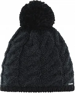 Шапка с помпоном Eisbär Asteria MÜ Kids Черный Графит / Черный - Фото 1