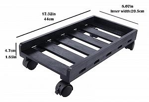 Подставка для настольного компьютера, мобильный держатель ЦП с 4-дюймовыми колесами, подходит для большинства компьютерных корпусов, держатель ПК под стол synthetic.ua - Фото 1