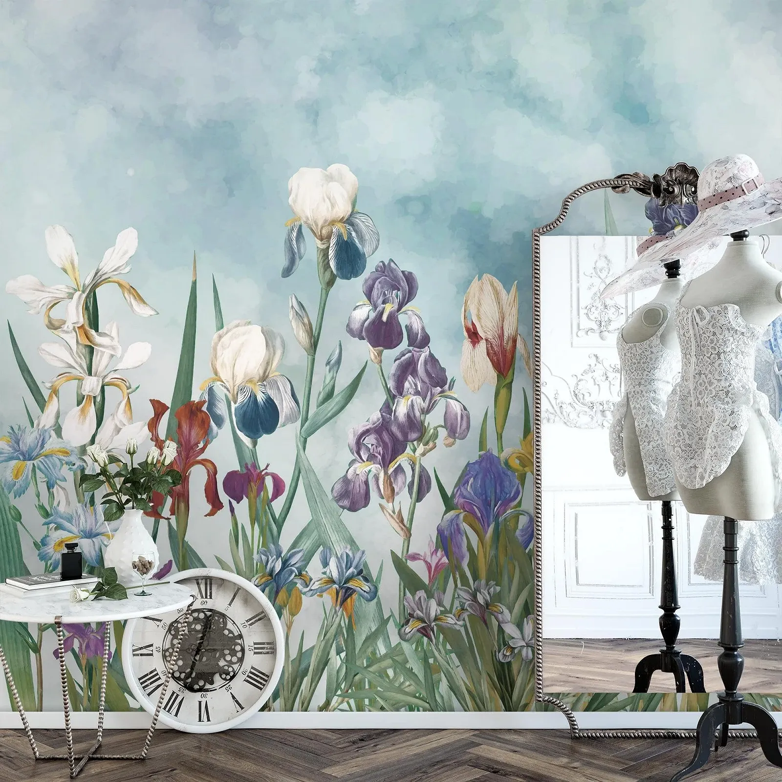 Фотошпалери Novart Jungle Green Flowers 352 x 250 см N9129011a, фото №2