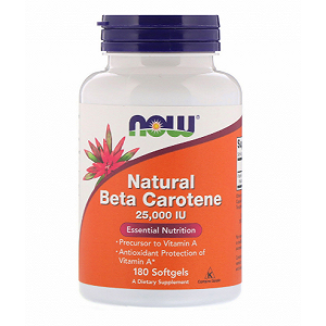Now Foods Природный бета-каротин 180 капсул 25000 МЕ natural beta carotene Now Foods Природный бета-каротин 180 капсул 25000 МЕ natural beta carotene