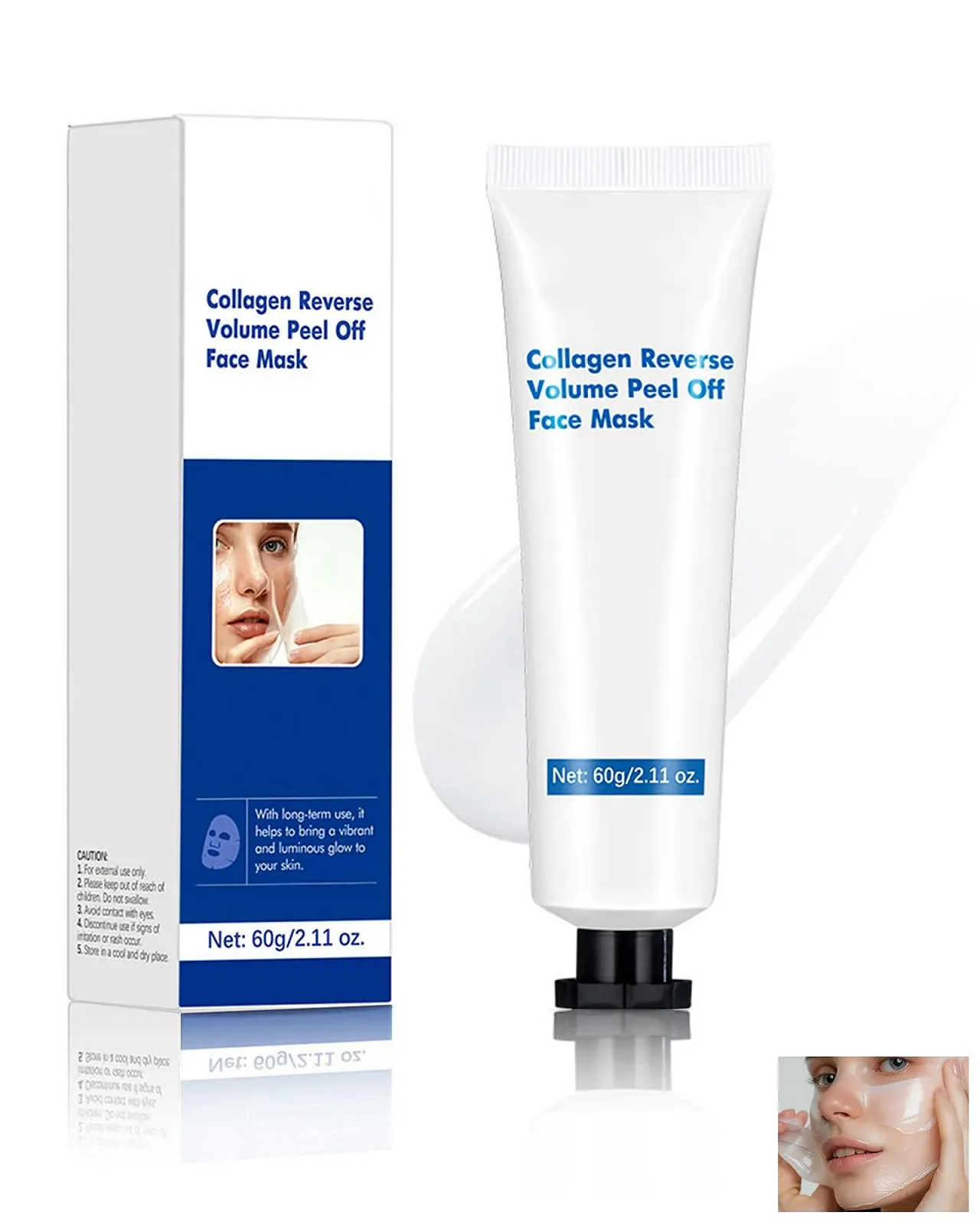 Нічна маска для обличчя з колагеном Hydrolysed Collagen Peel Off, зволожуюча, живильна, фото №1 Нічна маска для обличчя з колагеном Hydrolysed Collagen Peel Off, зволожуюча, живильна, фото №1