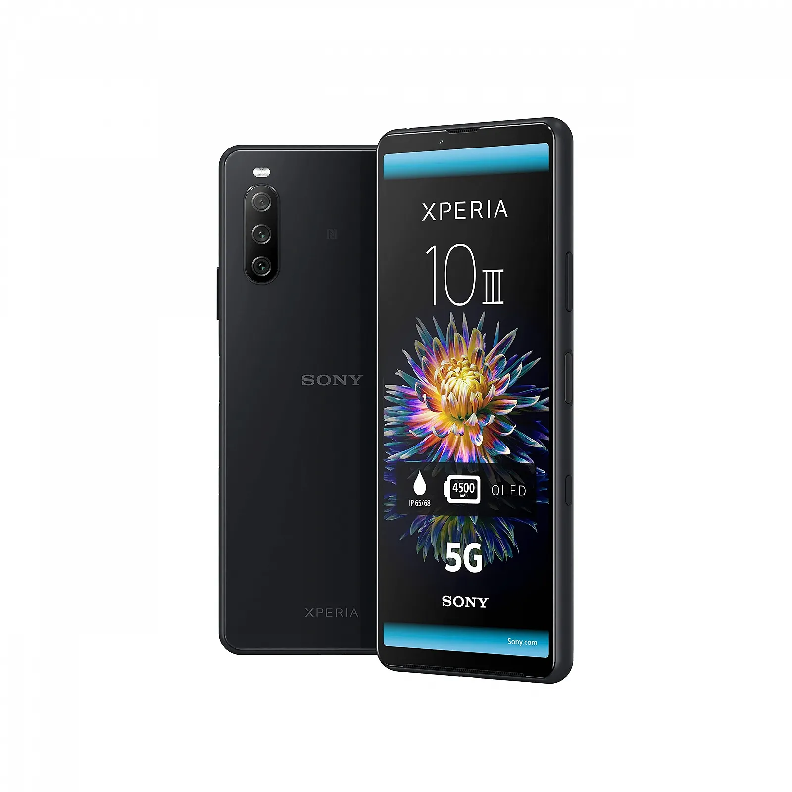Смартфон Sony Xperia 10 III 5G 6" 21:9 Wide Full HD+ OLED Triple Camera System Android 11 SIM Free 6GB RAM 128GB Memory Black, фото №1