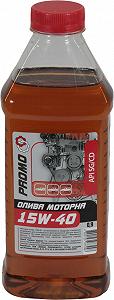 Моторна олива бензин дизель 15W-40 Promo SG/CD 0,9л. ПЕТ - Фото 1