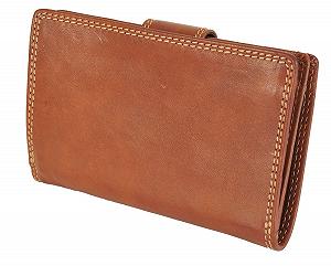 Гаманець Gianni Conti Superior Fine Italian Leather Medium 16 Card 918046 Tan - Фото 1