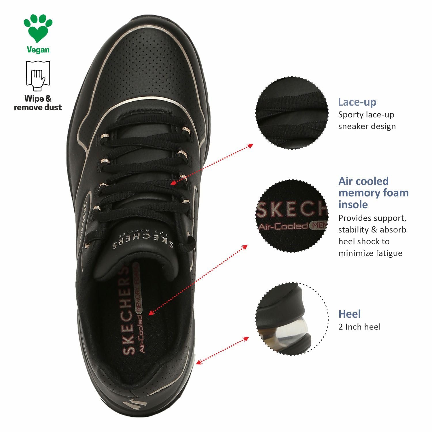 Кроссовки Skechers UNO 2 Air Around You, фото №4