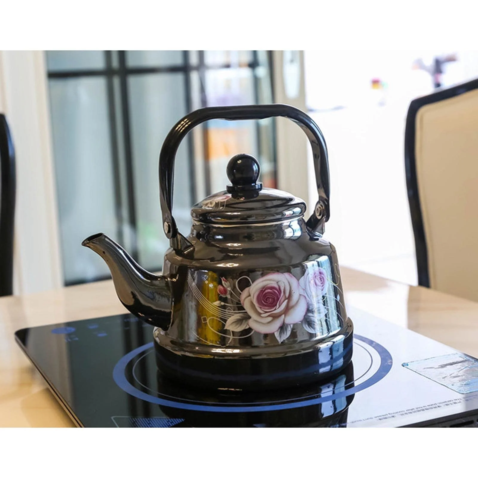 Чайник Retro Чорний 1.7 л, фото №4 Чайник Retro Чорний 1.7 л, фото №4