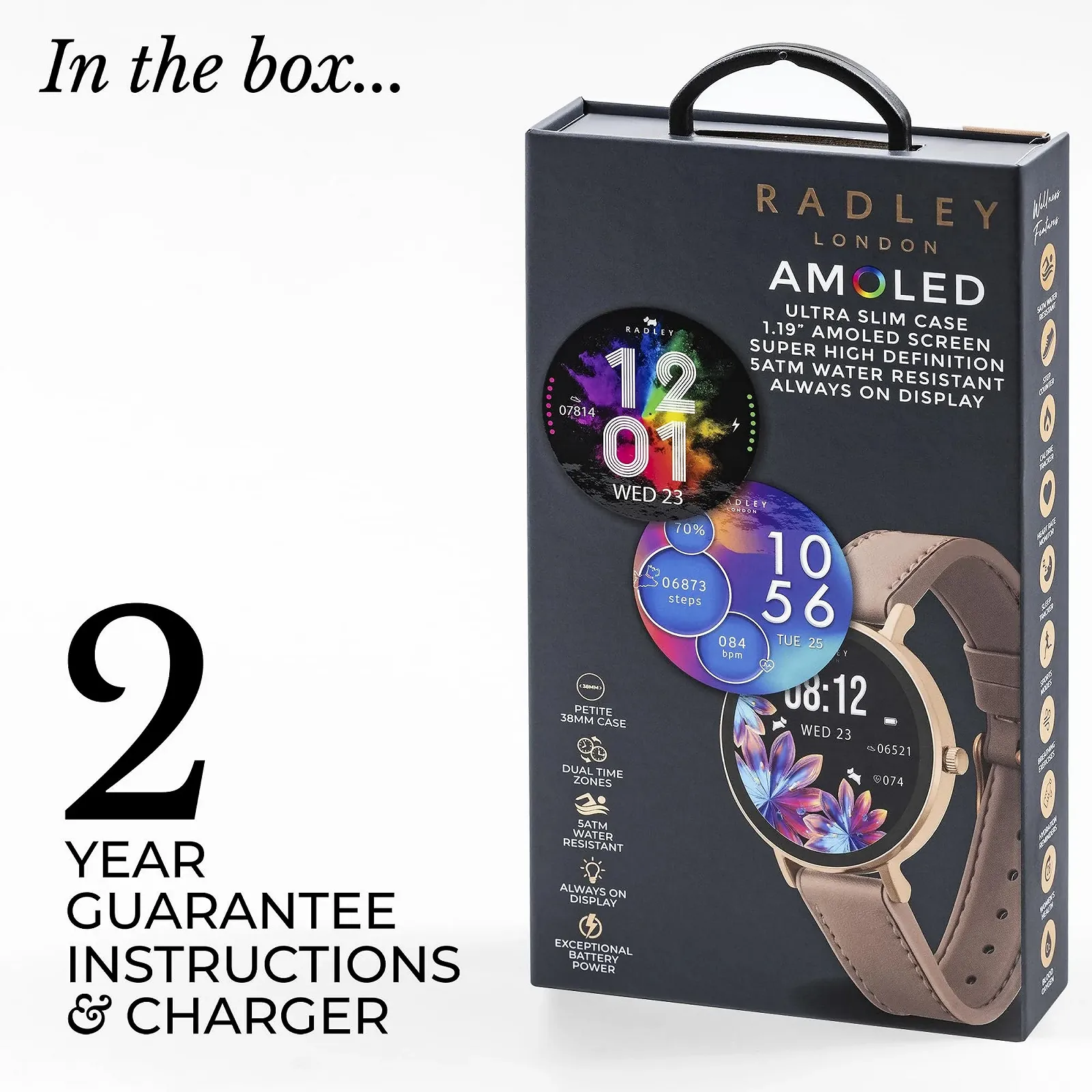 Смартчасы Radley Series 28 Cobweb Pink, фото №8