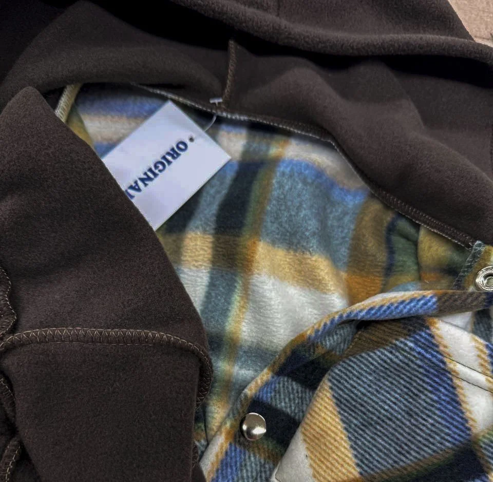 Теплий костюм клітинка фліс полар від 98 до 158 см, фото №8