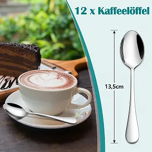 Ложки Homikit для кави, 12 штук, полірована нержавіюча сталь synthetic.ua - Фото 1