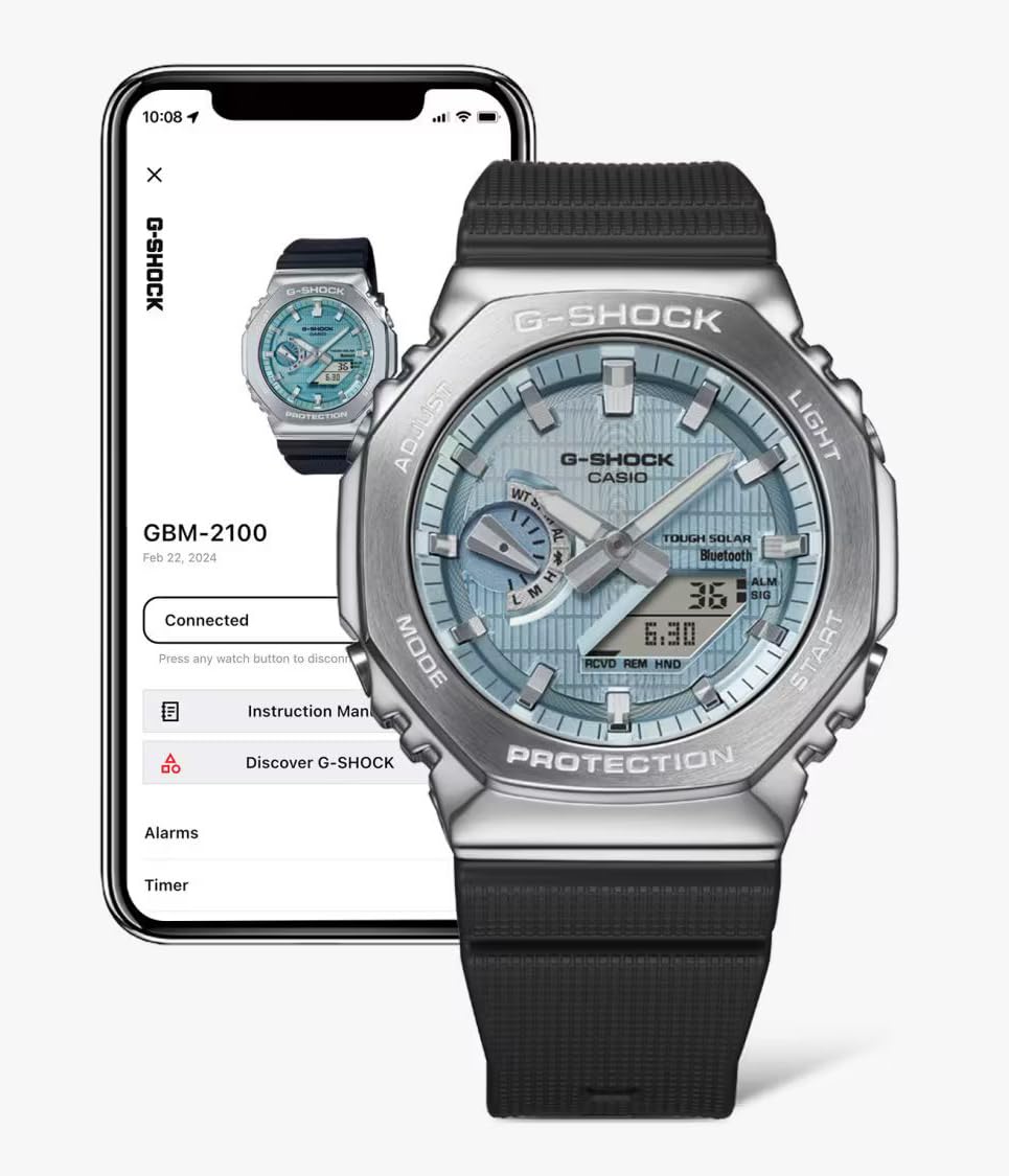 Часы Casio GBM-2100A-1A2ER, черные, Luxury Sports, фото №5 Часы Casio GBM-2100A-1A2ER, черные, Luxury Sports, фото №5