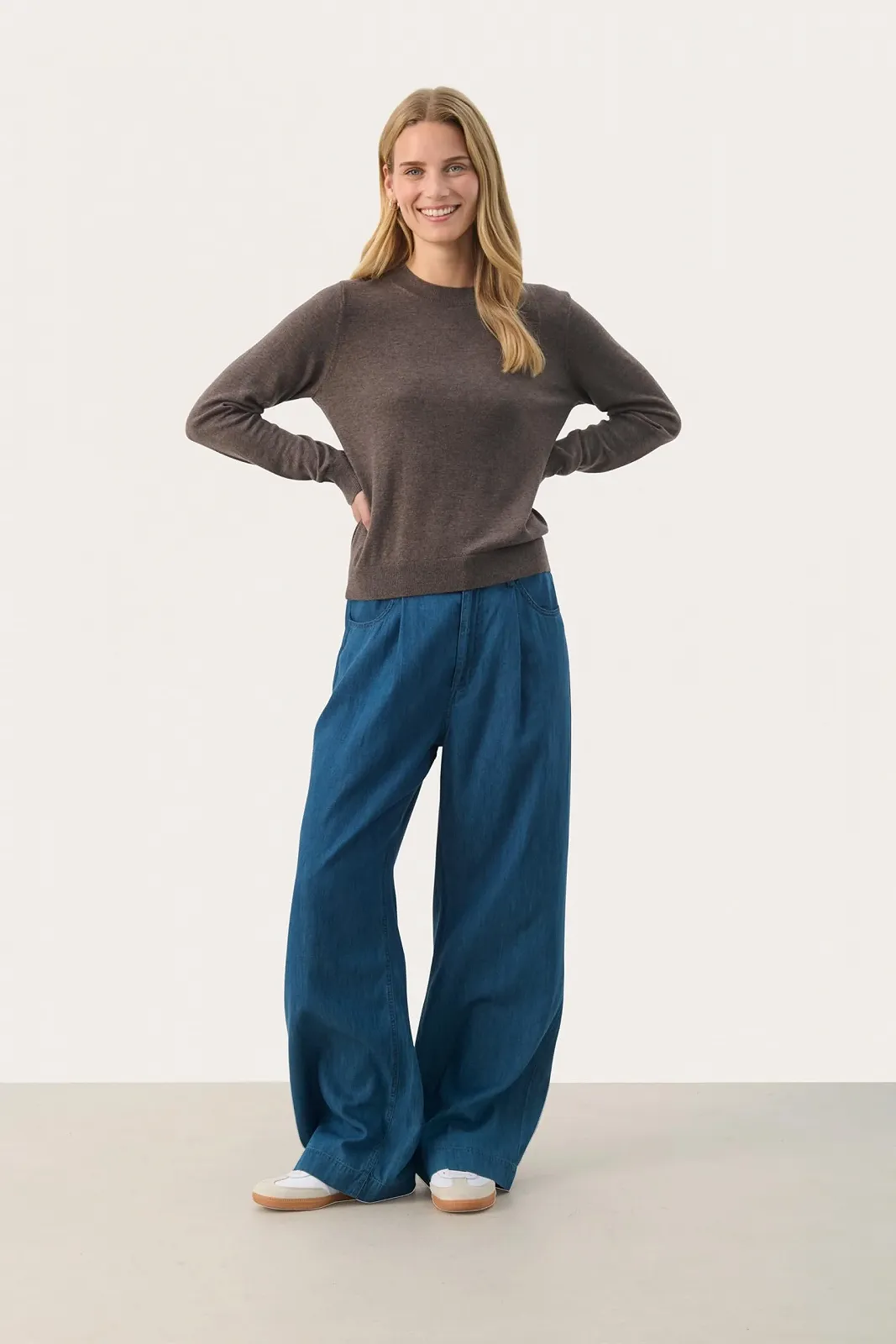 Жіночий пуловер вільного крою з довгими рукавами PART TWO Jaylynpw, фото №4 Жіночий пуловер вільного крою з довгими рукавами PART TWO Jaylynpw, фото №4