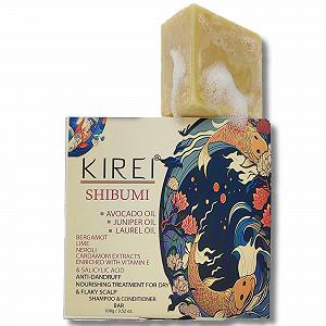 Брусок шампуня Kirei Anti Dandruff 2-в-1 для жирной или сухой перхоти Авокадо/Можжевельник/Розмарин 100 г - Фото 1