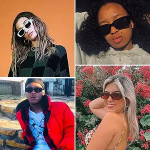 Сонцезахисні окуляри Прямокутні Kimorn K1200 synthetic.ua - Фото 1