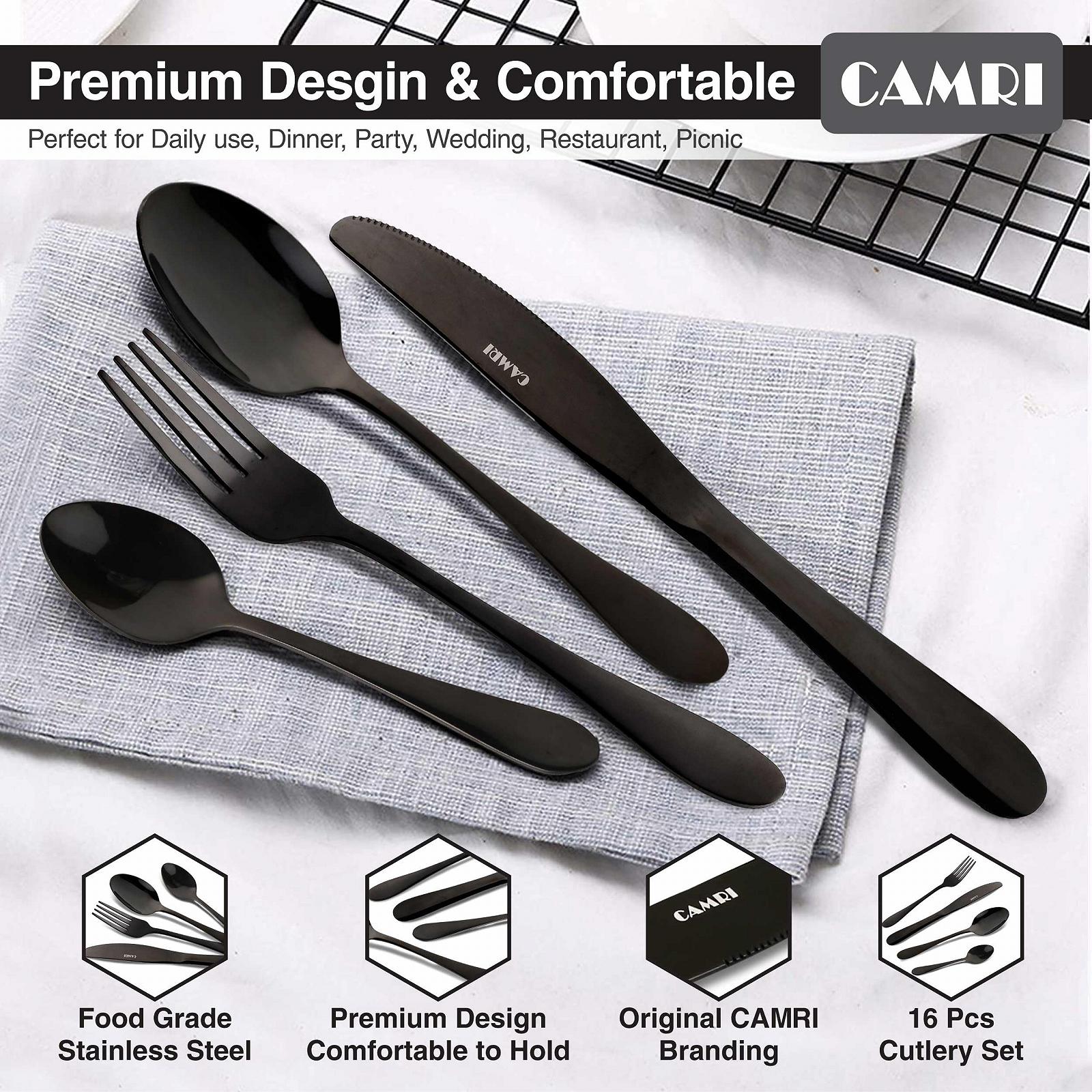 Набор столовых приборов CAMRI 16 предметов из нержавеющей стали, фото №3 Набор столовых приборов CAMRI 16 предметов из нержавеющей стали, фото №3