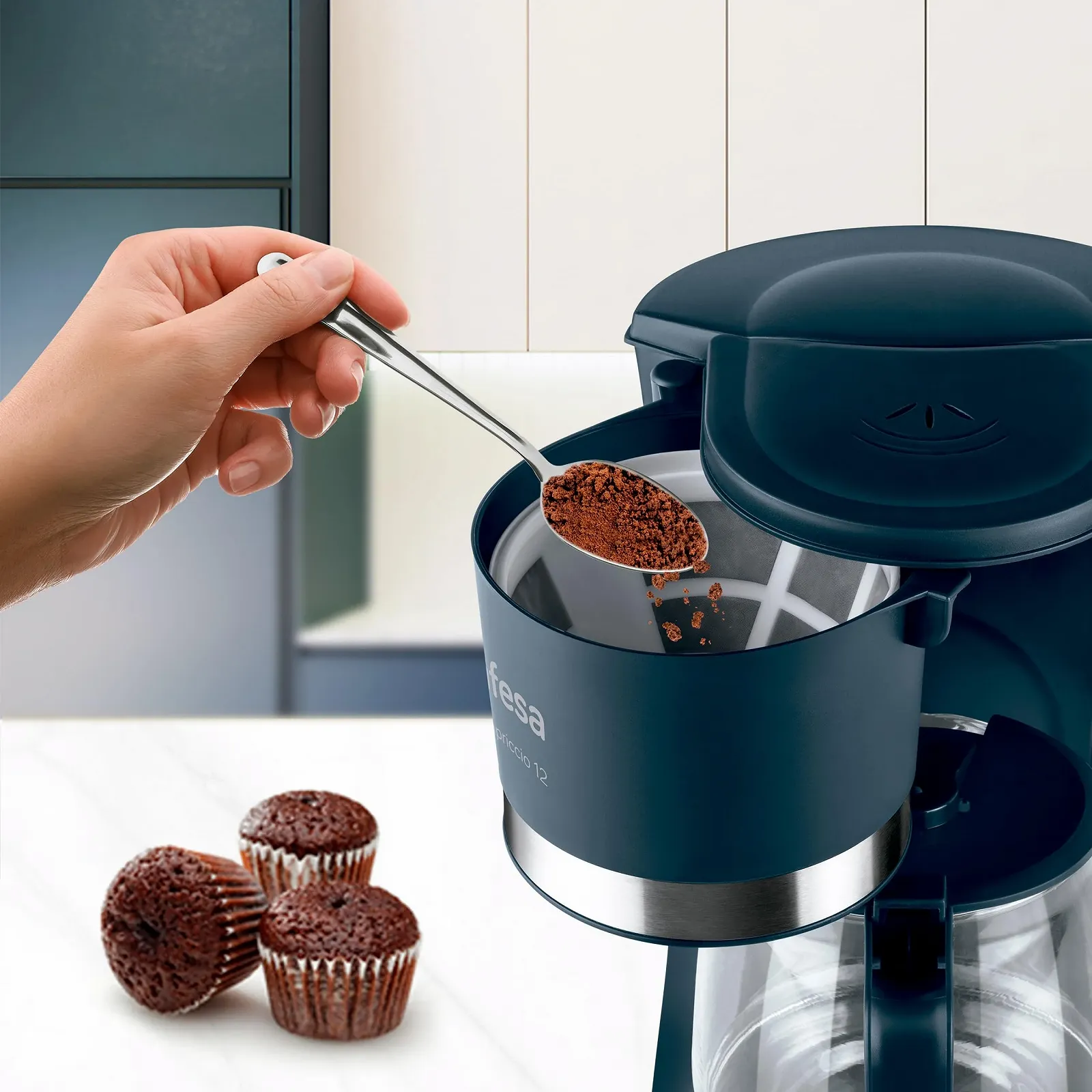 Кофеварка капельная Ufesa CG7124 680 Вт 1.2 л, фото №3