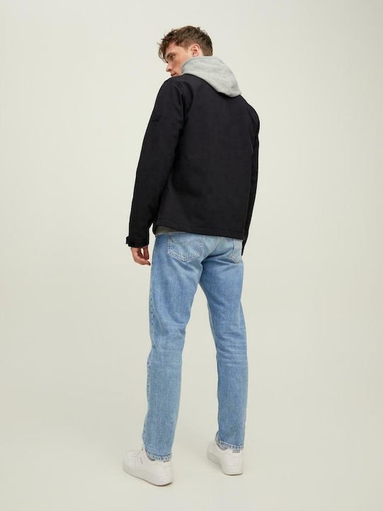 Куртка Jack&Jones COLLAR SOFTSHELL 12212364 Черный M, фото №2