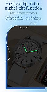 Женские Часы Forrader Кварцевые Аналоговые Водонепроницаемые Модные Повседневные с Силиконовым Ремешком цена на synthetic.ua - Фото 1 Женские Часы Forrader Кварцевые Аналоговые Водонепроницаемые Модные Повседневные с Силиконовым Ремешком synthetic.ua - Фото 1