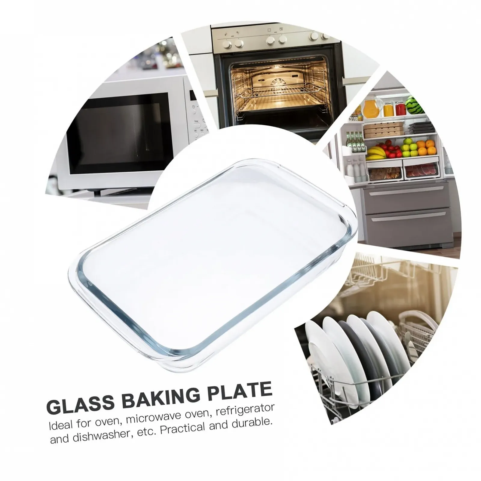 Форма для запекания BESTYASH набор прямоугольная и овальная из закаленного стекла термостойкая для микроволновой печи, фото №5 Форма для запекания BESTYASH набор прямоугольная и овальная из закаленного стекла термостойкая для микроволновой печи, фото №5