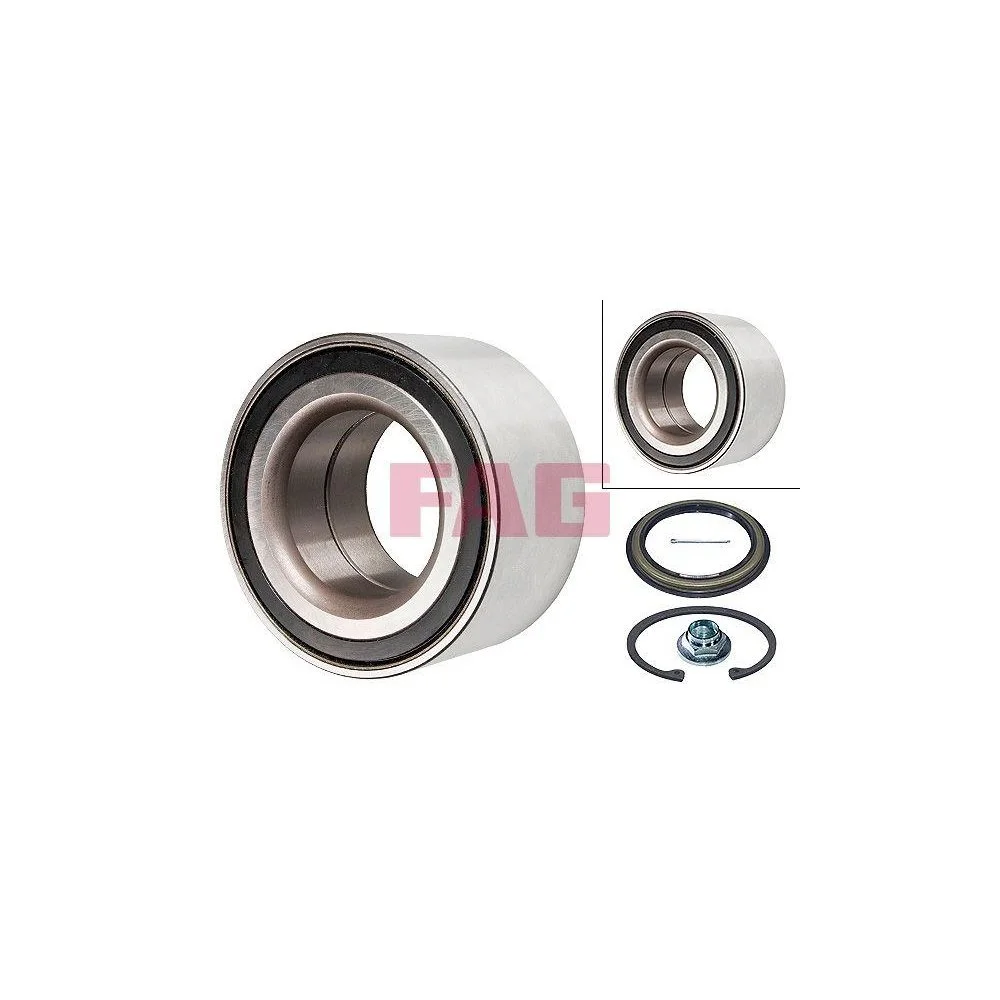 Комплект подшипника ступицы Schaeffler FAG 713 6267 40 для HYUNDAI KIA, задний мост, фото №1