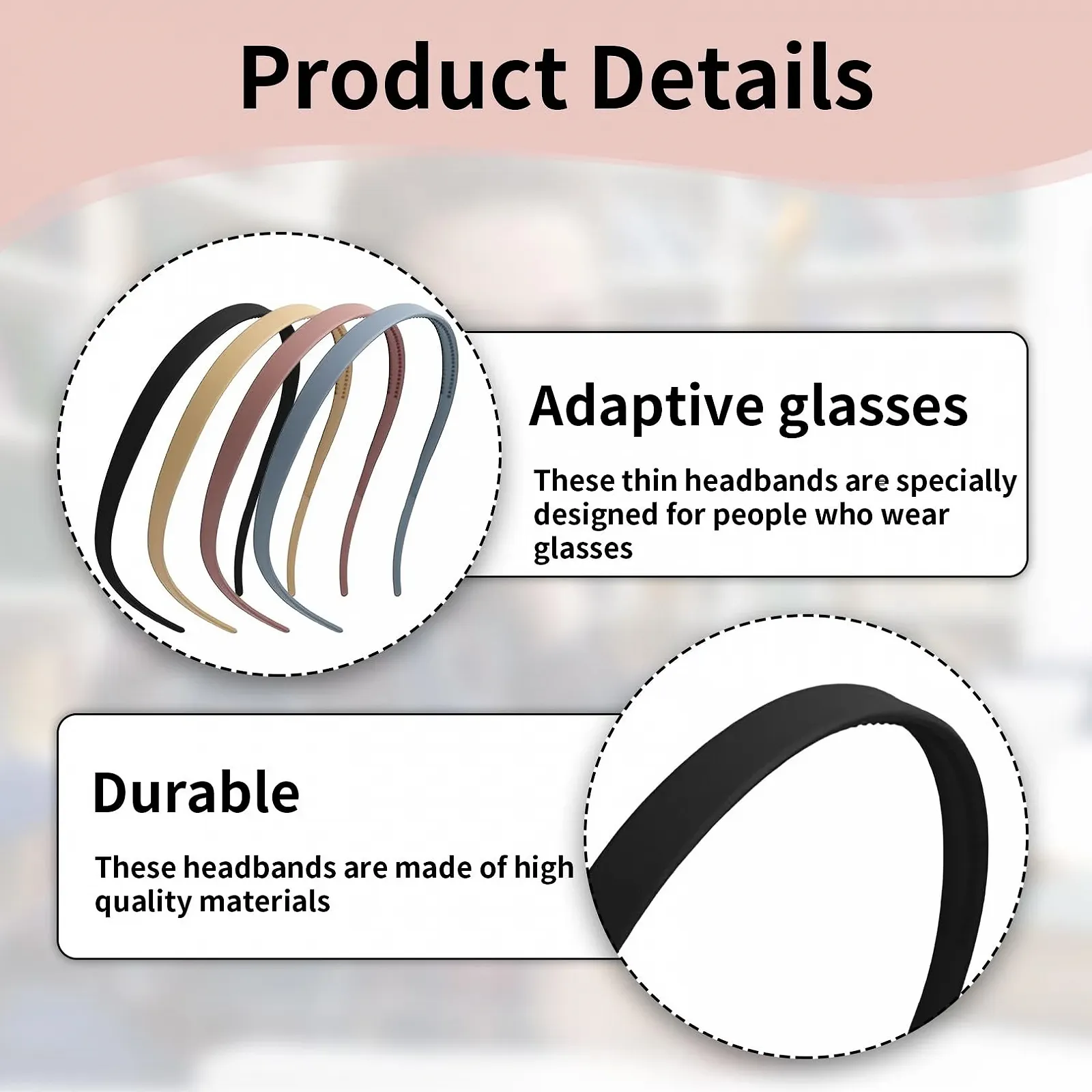 Набір жіночих обручів для волосся, фото №3