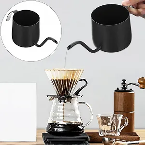 Кофейник NUOBESTY Edelstahl 250 мл с длинным носиком и нескользящей ручкой synthetic.ua - Фото 1