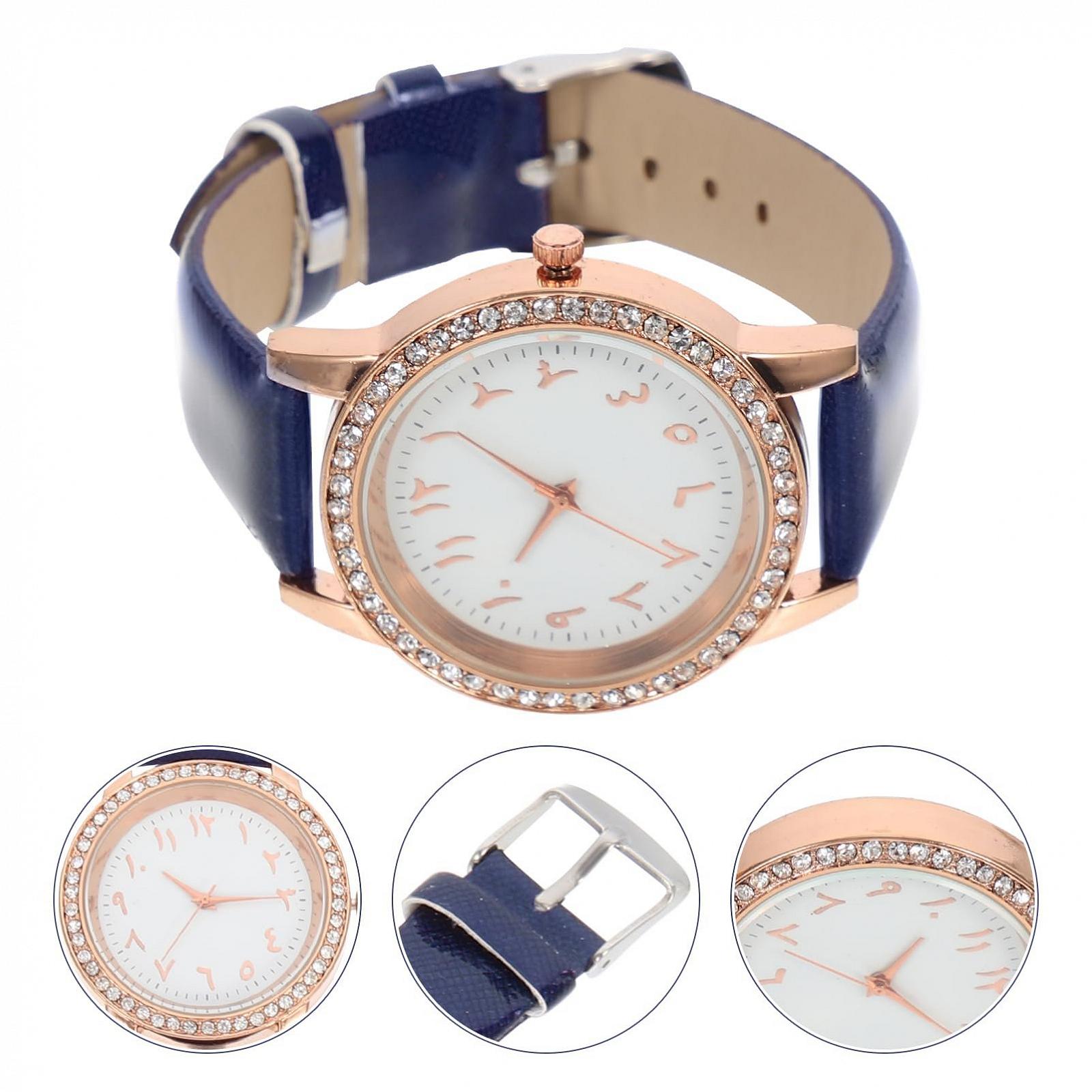 Женские Часы Healvian Стильные с корпусом из розового золота и стразами, фото №7