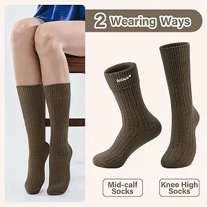 Теплі шкарпетки Жіночі зимові термошкарпетки synthetic.ua - Фото 1