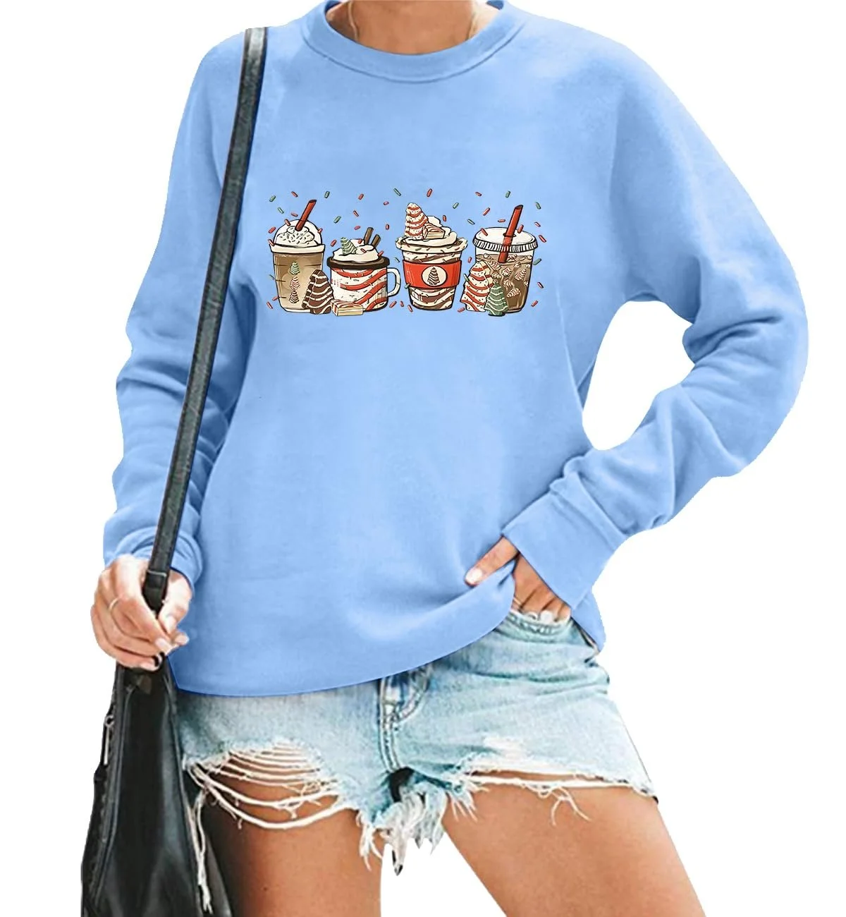 Різдвяний світшот Кава, фото №1