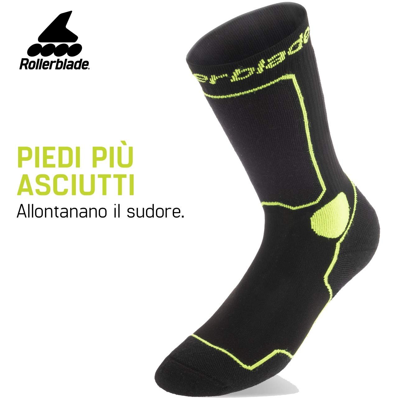 Носки для роликов Rollerblade SKATE SOCKS W Черный/Розовый, фото №3